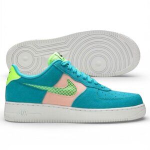 Nike Air Force 1 '07 LV8 Oracle Aqua Mens Basketball Shoes Size 10.5 CK4383 300